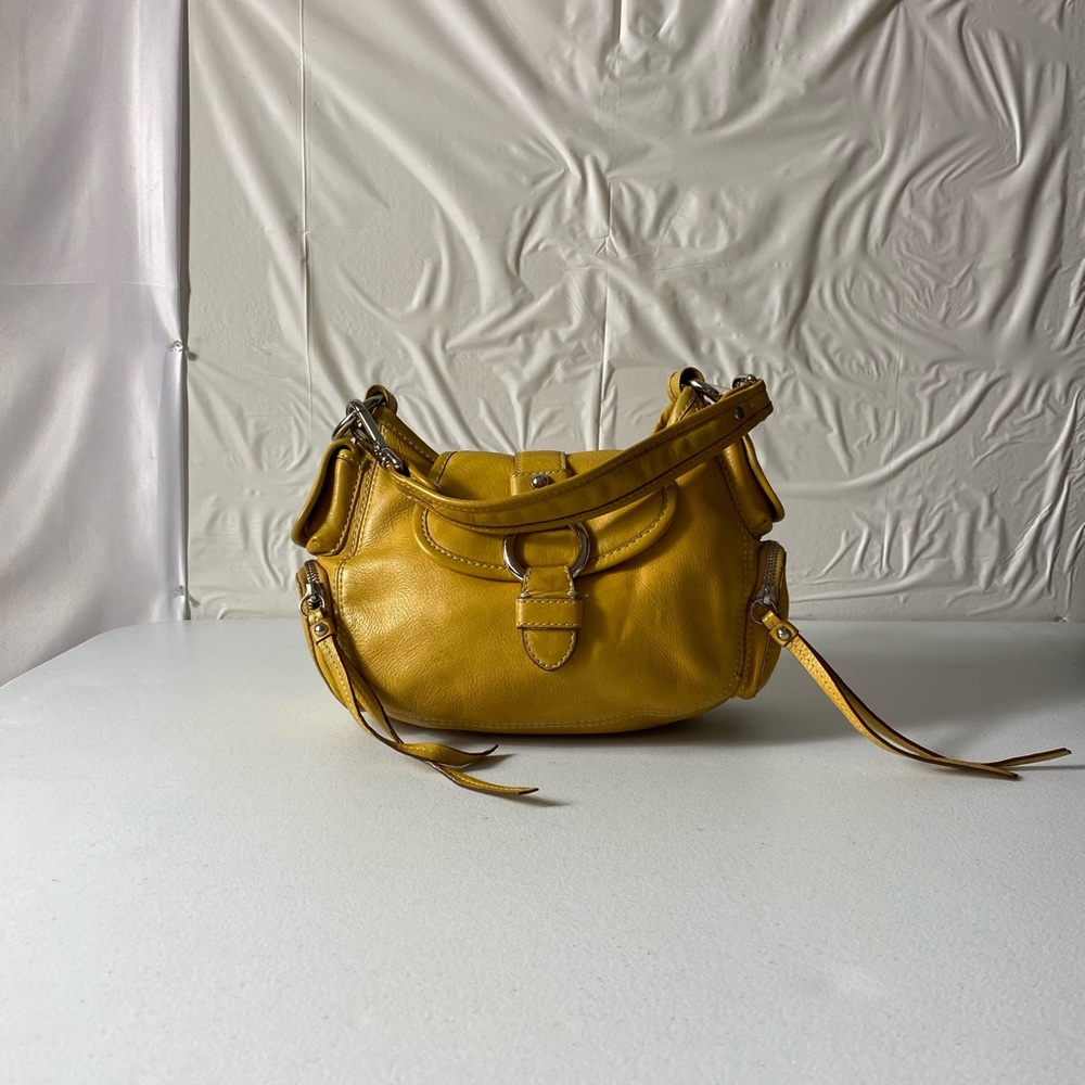 Vintage Banana Republic Yellow Shoulder Bag